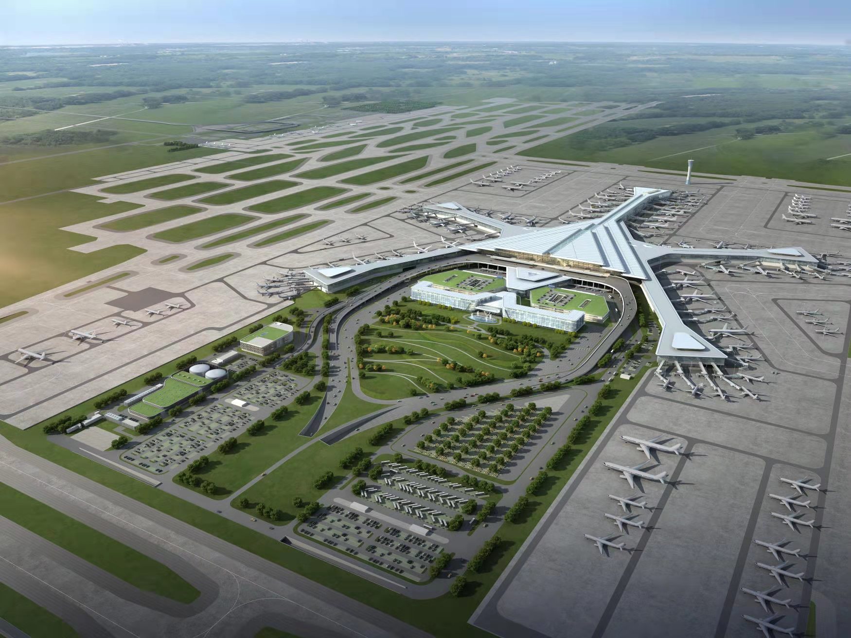 友誼監理 | 長沙機場改擴建工程T3航站樓項目盛大開工